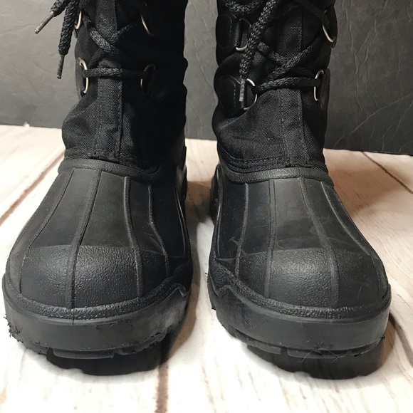 Kamik Insulated Waterproof Black Winter Snow Boots Men’s Size 10 - Picture 4 of 12